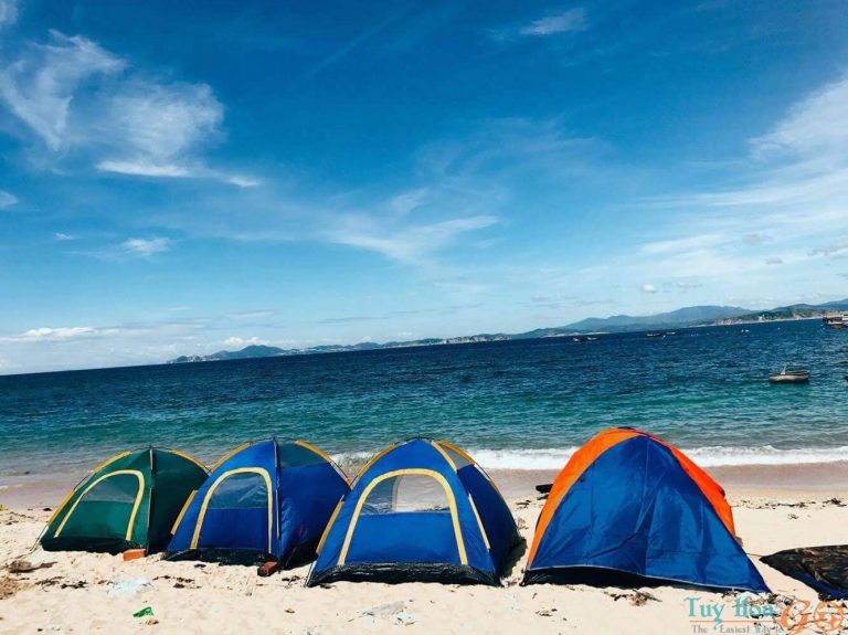 Cắm trại, đón gió biển và ngắm mặt trời mọc tại bãi biển