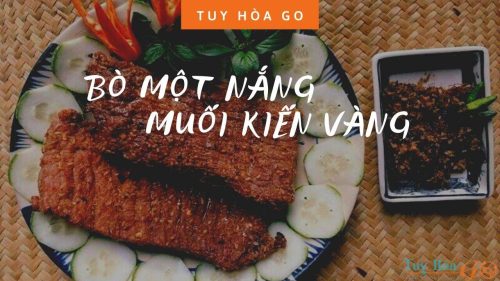 Bò Một nắng Muối Kiến vàng