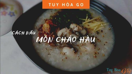 cách nấu món cháo hàu