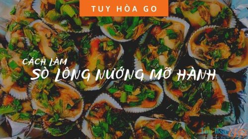 sò lông nướng mỡ hành