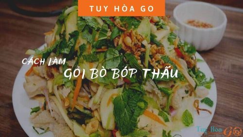 CÁCH LÀM GỎI BÒ BÓP THẤU