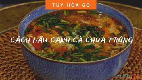 cách nấu canh cà chua trứng